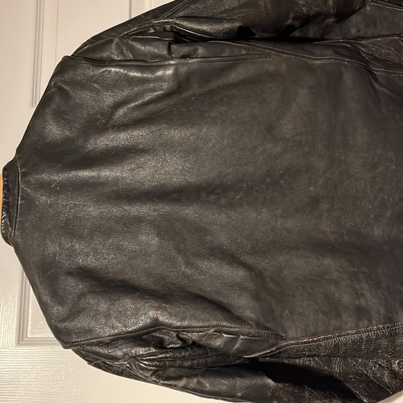 Vintage ‘1950-60’s ‘Top Gear Leathers’ Leather jacket.  Size Large - Picture 3 of 4